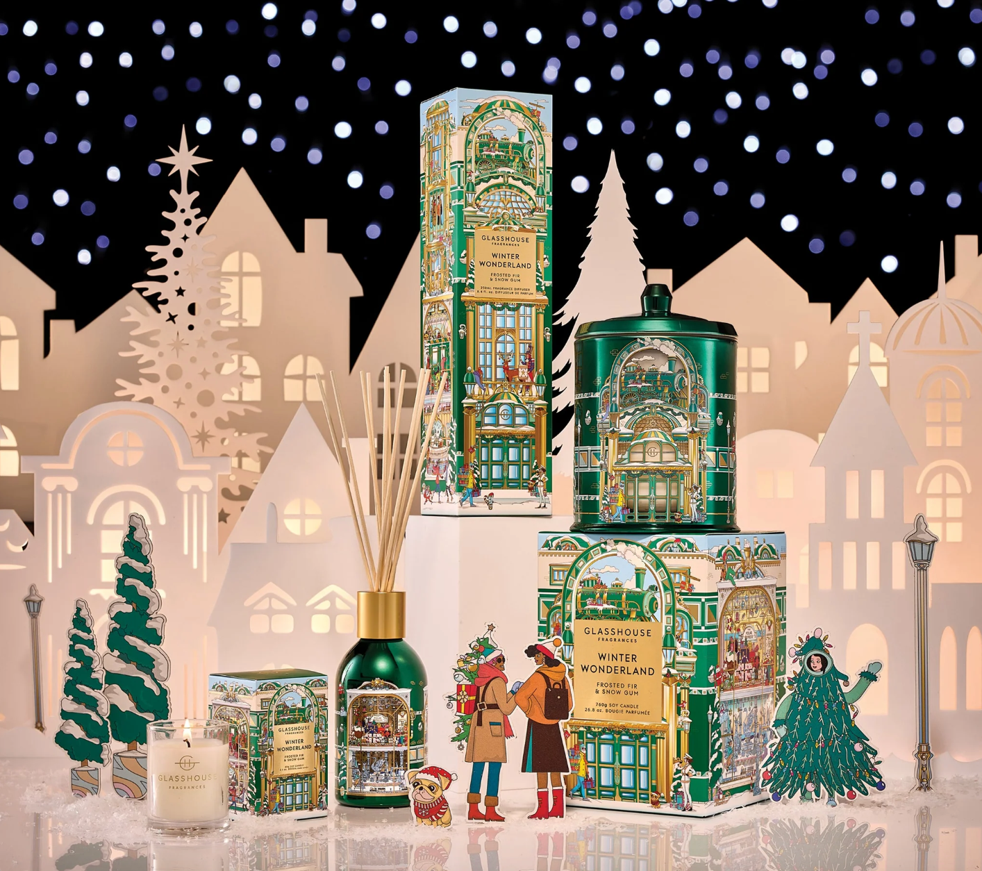 Glasshouse Fragrances - Diffuser - Winter Wonderland