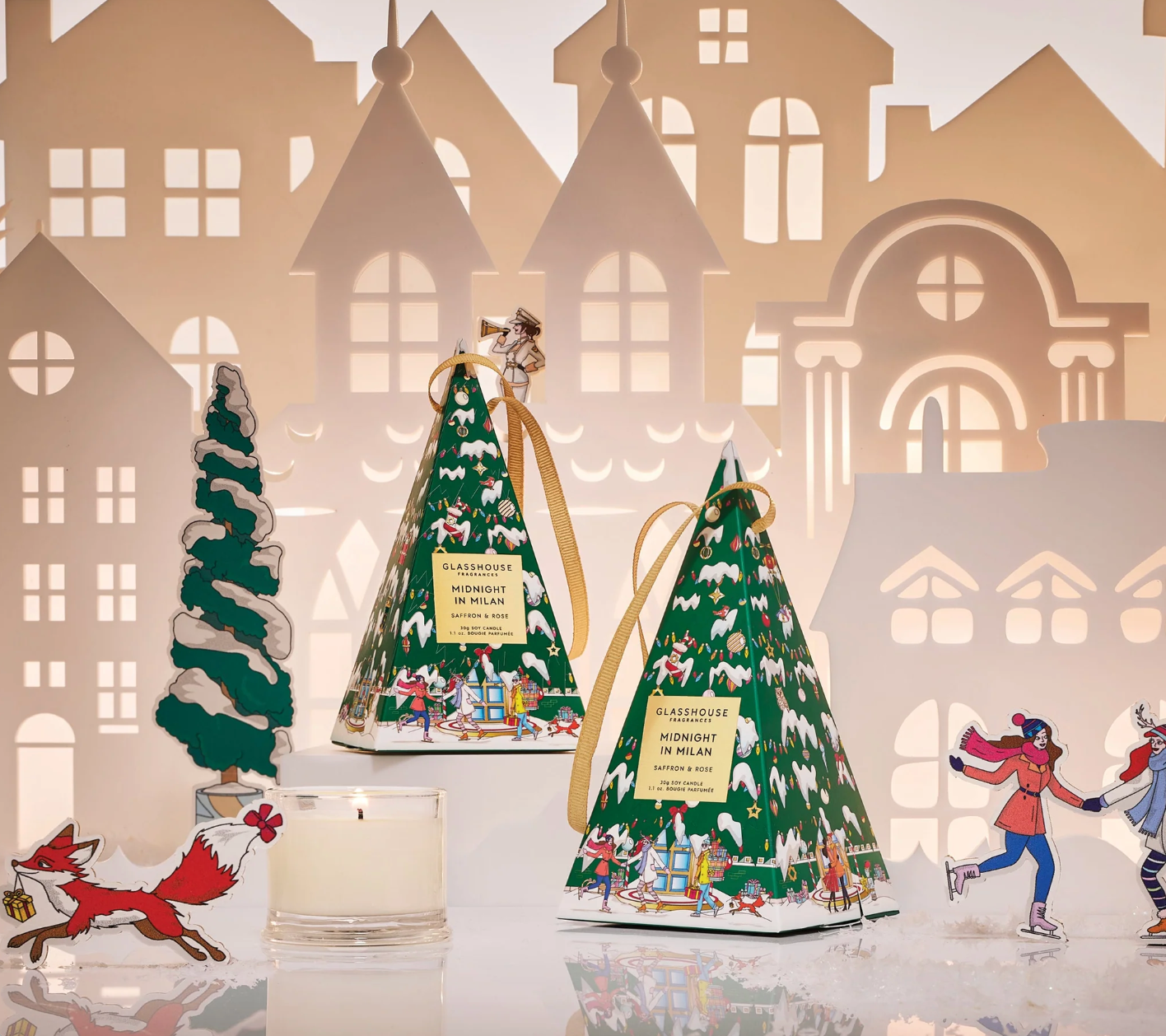 Glasshouse Fragrances - Christmas Bauble Candle Gift