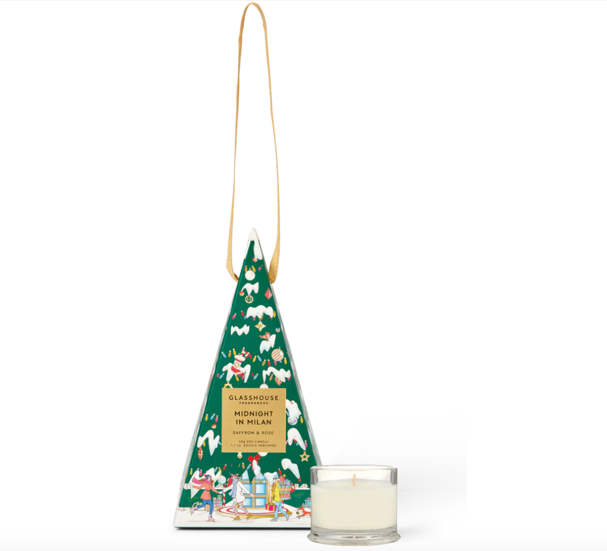 Glasshouse Fragrances - Christmas Bauble Candle Gift - Thumbnail 2