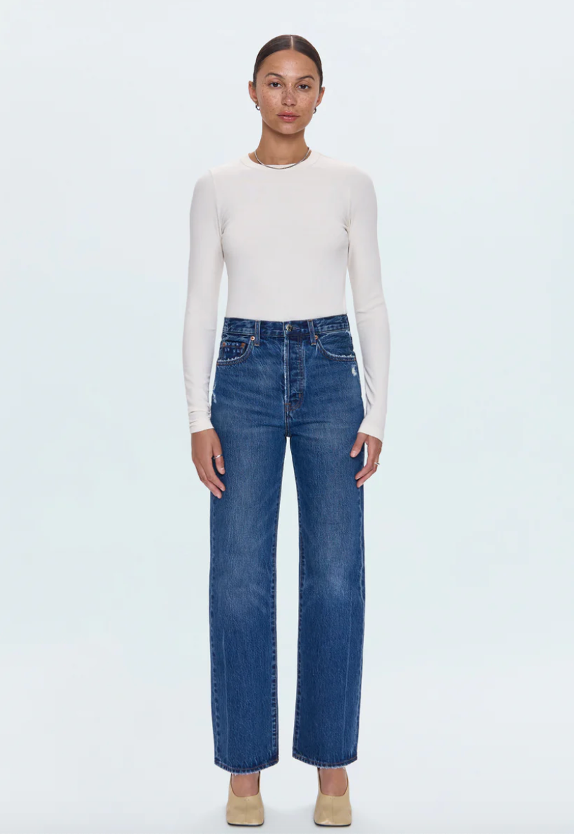 Pistola Cassie Super High Rise Straight - Cameo Vintage