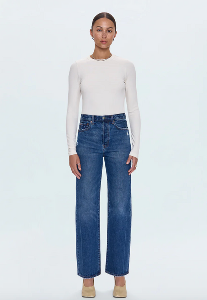 Pistola Cassie Super High Rise Straight - Cameo Vintage