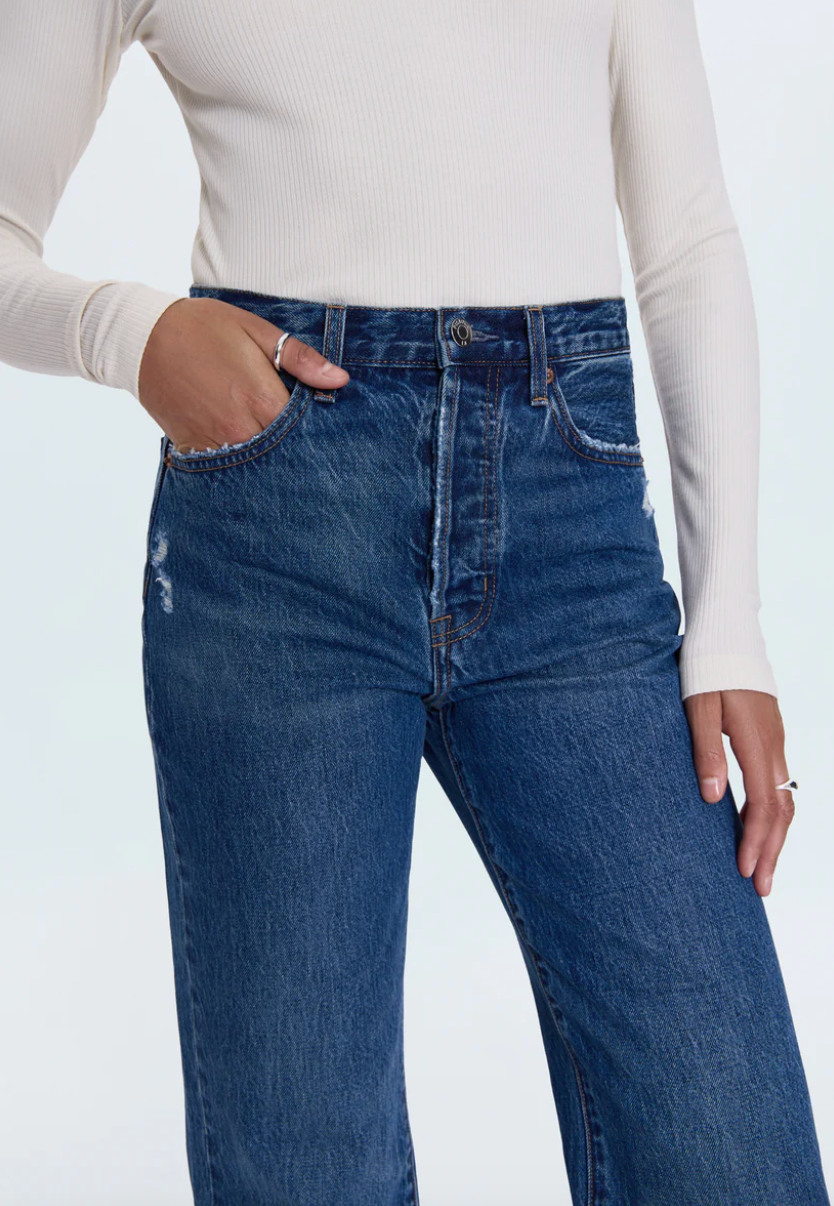 Pistola Cassie Super High Rise Straight - Cameo Vintage