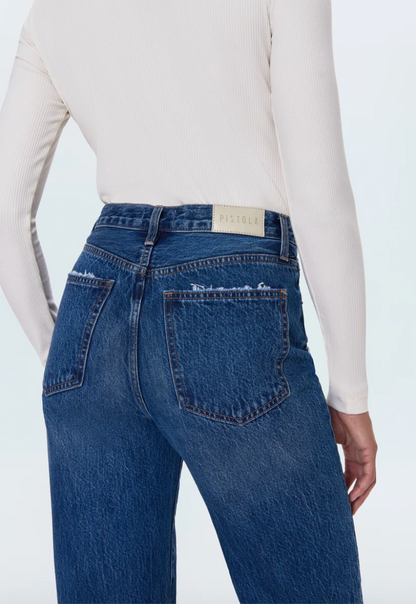Pistola Cassie Super High Rise Straight - Cameo Vintage
