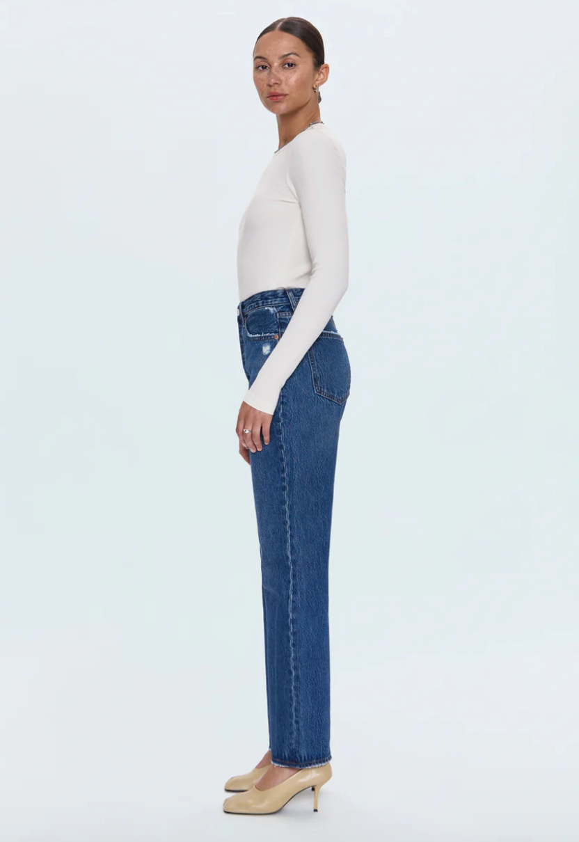 Pistola Cassie Super High Rise Straight - Cameo Vintage