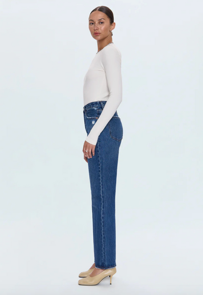 Pistola Cassie Super High Rise Straight - Cameo Vintage