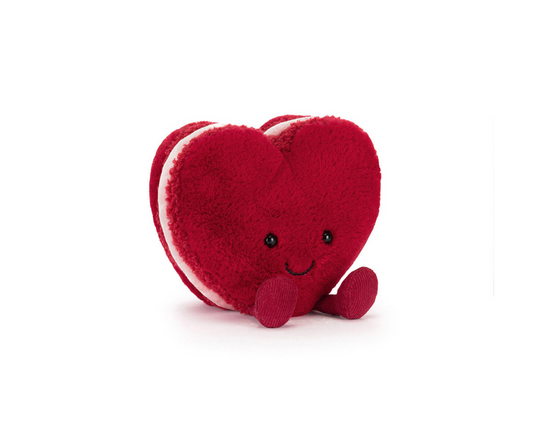 Jellycat Amuseables Arlette Heat Macaron - Red