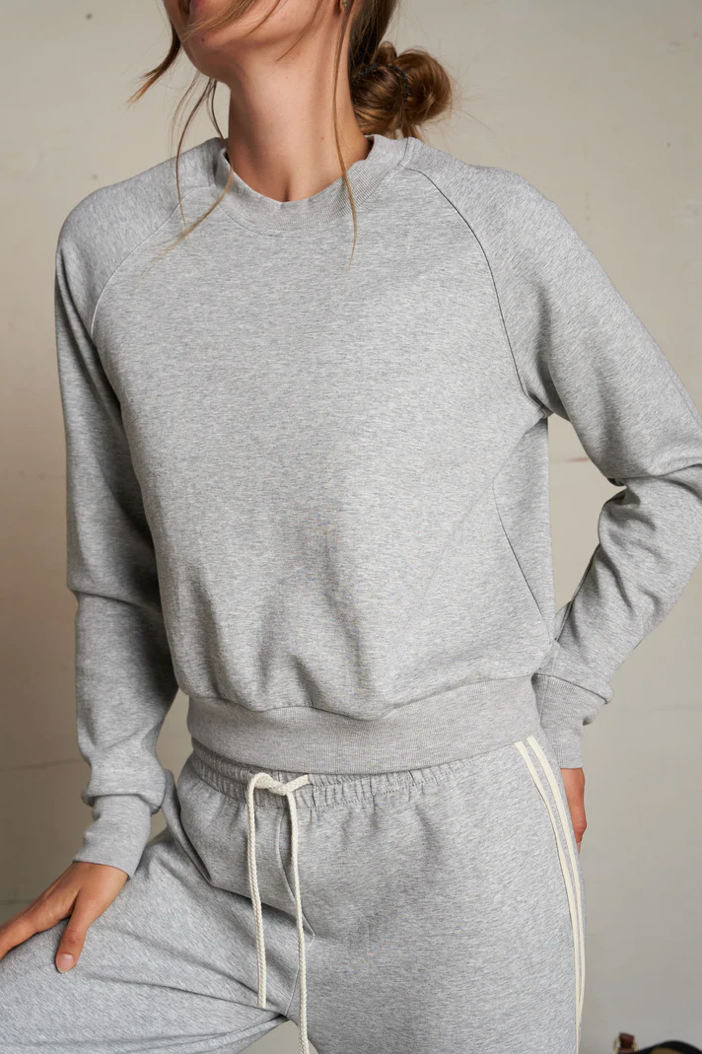 perfectwhitetee - lucia travel raglan sweatshirt