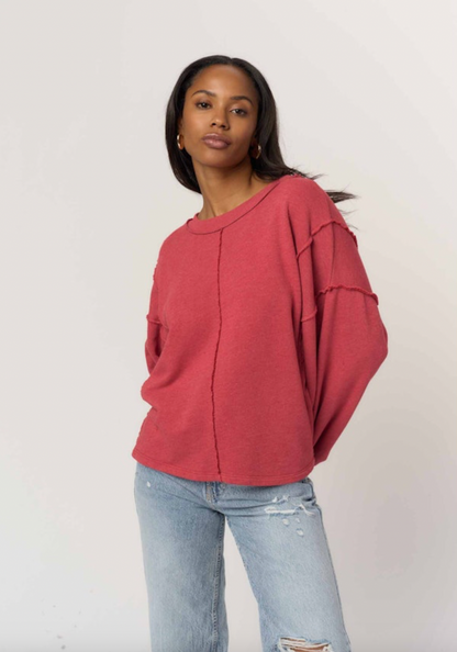 Project Social T Livy Seamed Pullover Top
