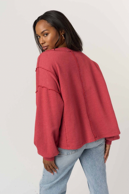 Project Social T Livy Seamed Pullover Top