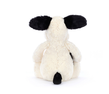Jellycat Bashful Black & Cream Puppy