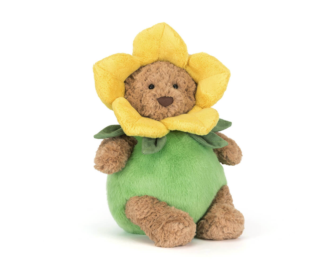 Jellycat Bartholomew Bear Daffodil Outfit