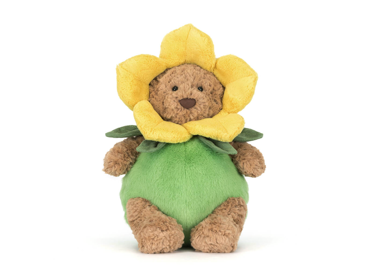 Jellycat Bartholomew Bear Daffodil Outfit