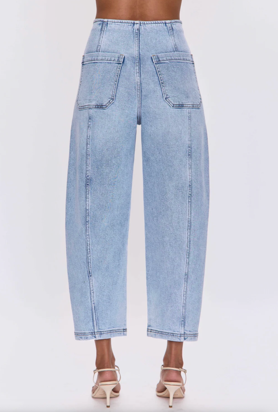 Pistola Blair High Rise Seamed Jeans - Pristine
