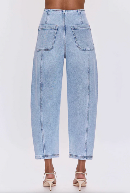 Pistola Blair High Rise Seamed Jeans - Pristine