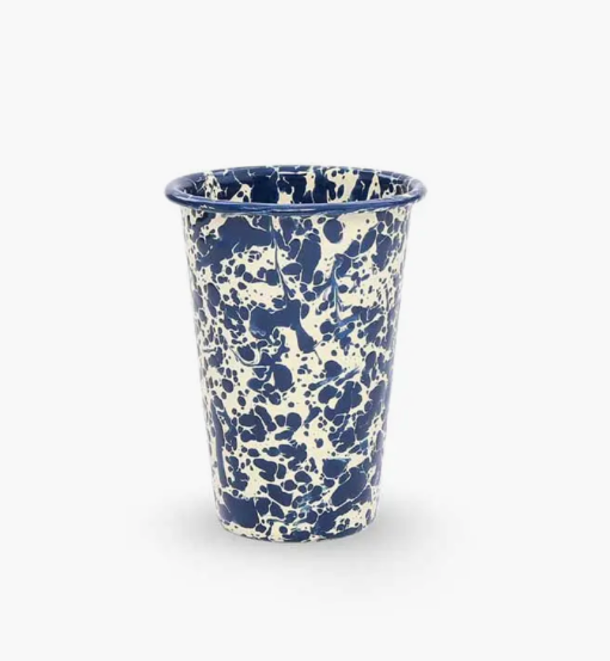 Crow Canyon Home - Splatter Enamelware 14 oz Tumbler - Assorted Colors