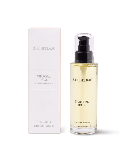 Archipelago Charcoal Rose Hydrating Body Oil