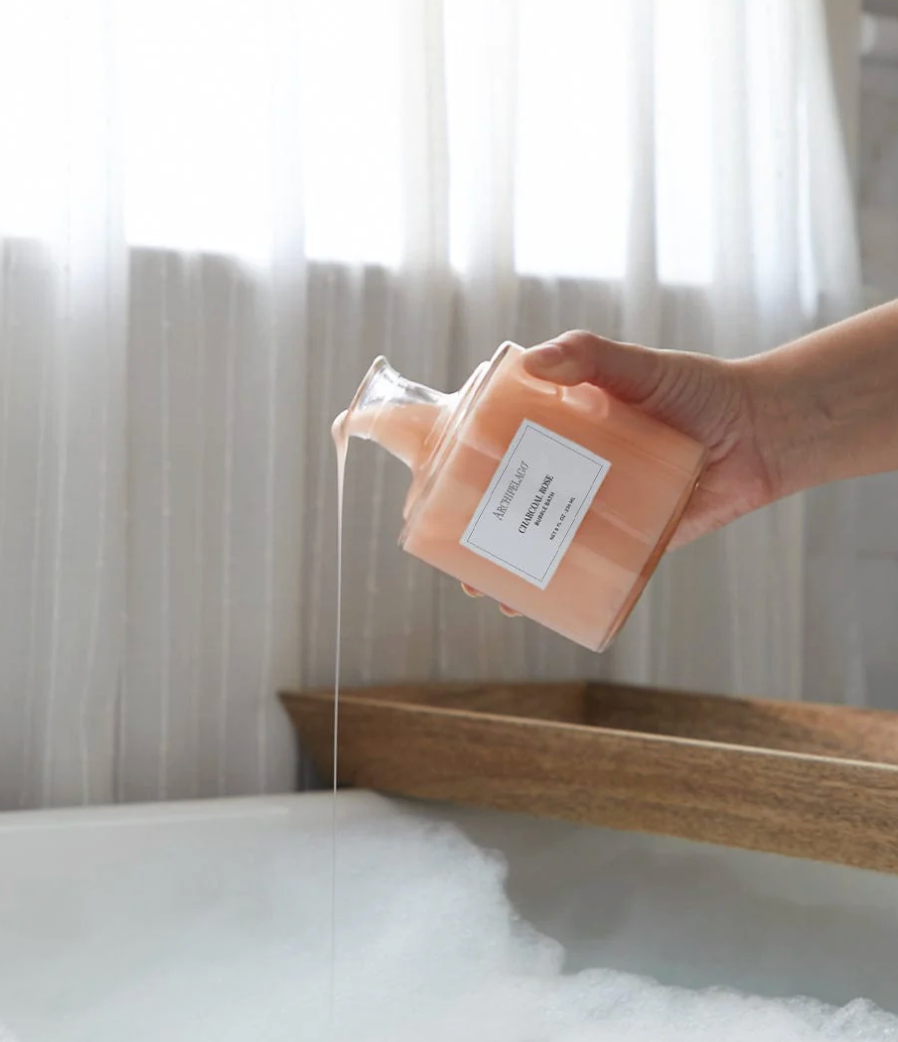 Archipelago Charcoal Rose Bubble Bath