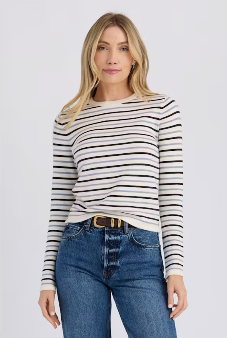 Stitches + Stripes - Beau Pullover Knit Top