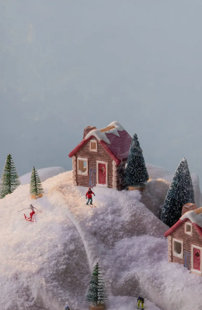 Paddywax Holiday Alpine Chalet Tealight & Incense Holder