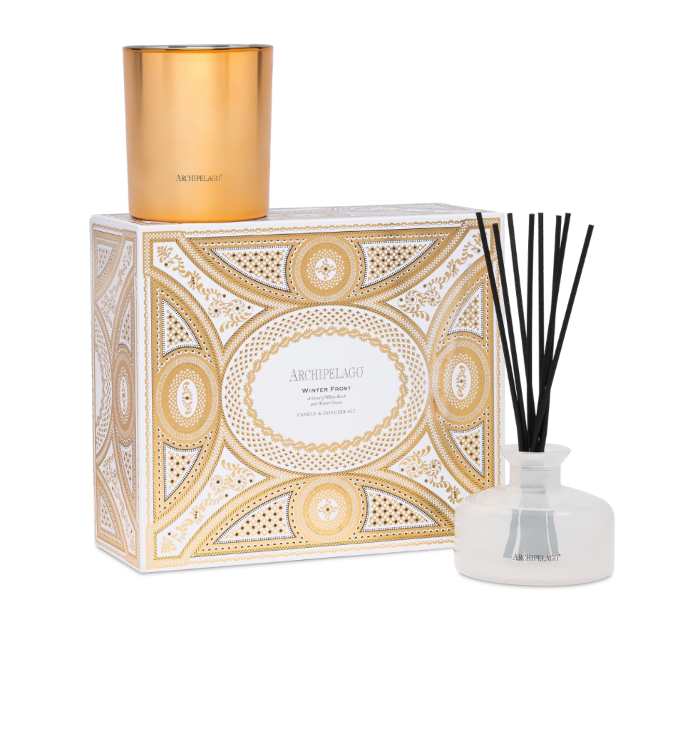 Archipelago Holiday - Winter Frost Candle & Diffuser Gift Set
