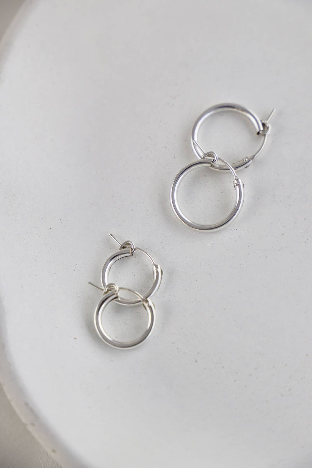 Katie Waltman Jewelry - THE SILVER STANDARD HOOPS