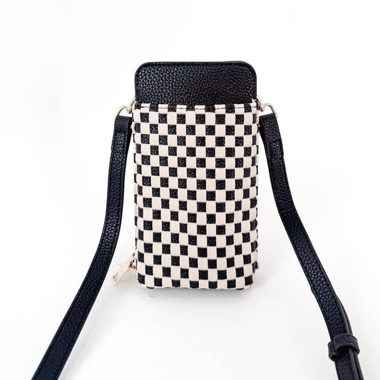 Pretty Simple - Woven Double Duty Phone Bag - Assorted Colors