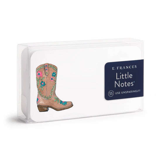 E. Frances Paper - Cowboy Boot Little Notes® NEW 55 Count