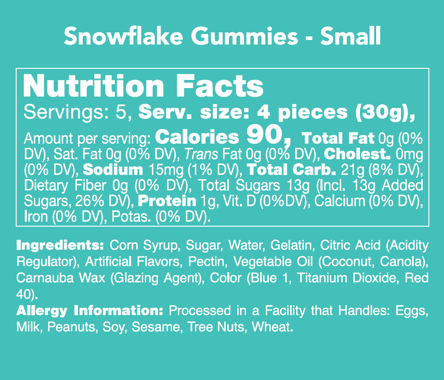 Candy Club - Snowflake Gummies (Holiday 2026)