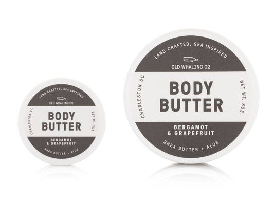 Old Whaling Company - Travel Size Bergamot & Grapefruit Body Butter (2oz)