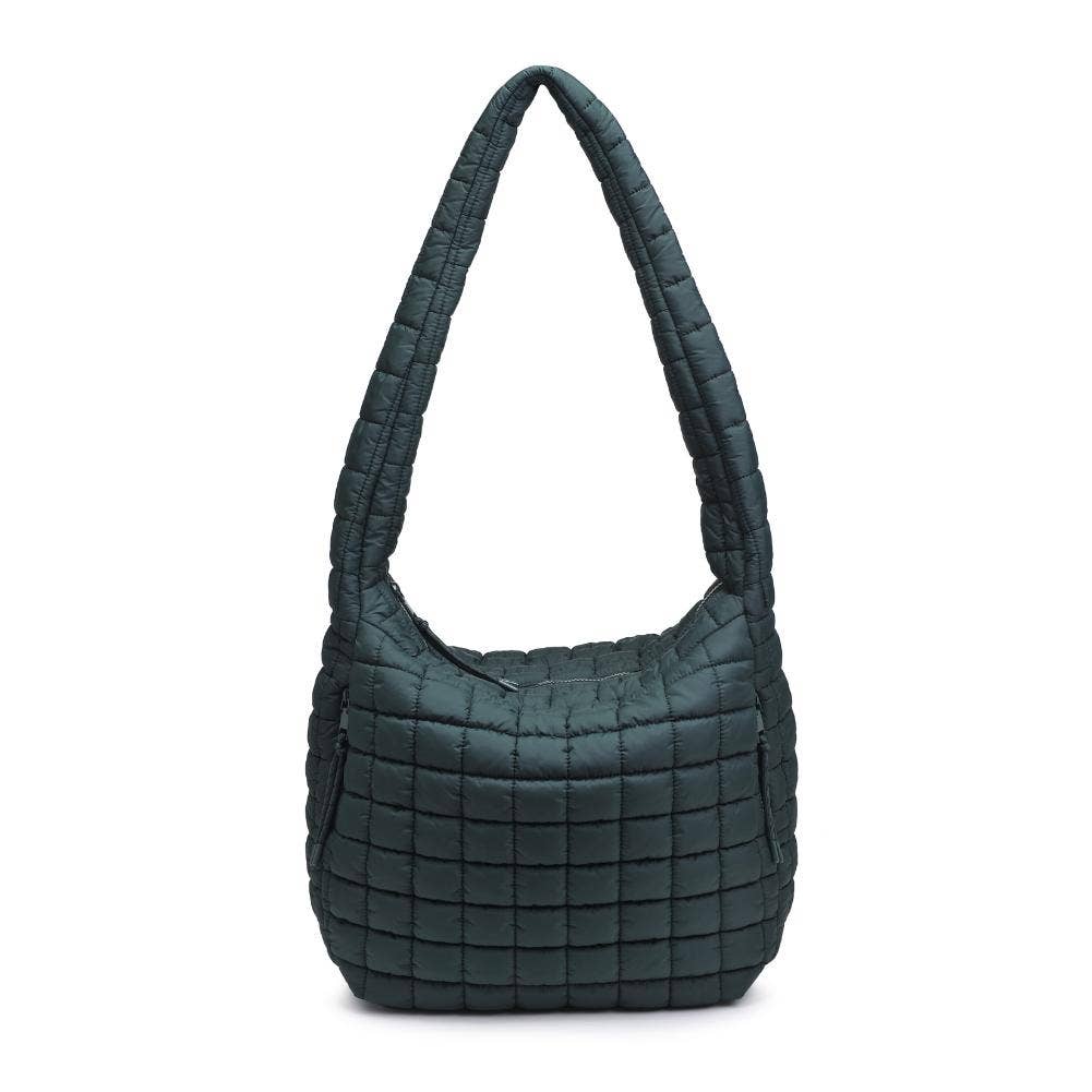 Urban Expressions - Leda Quilted Nylon Puffer Hobo - Assorted Colors