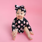 Gigi and Max - Shade Black Ghosts HEADWRAP Halloween Hair Accessory