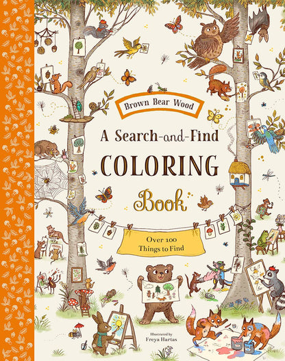 Abrams - Brown Bear Wood: A Search-and-Find Coloring Book: Over 100