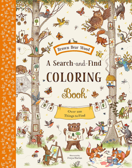 Abrams - Brown Bear Wood: A Search-and-Find Coloring Book: Over 100