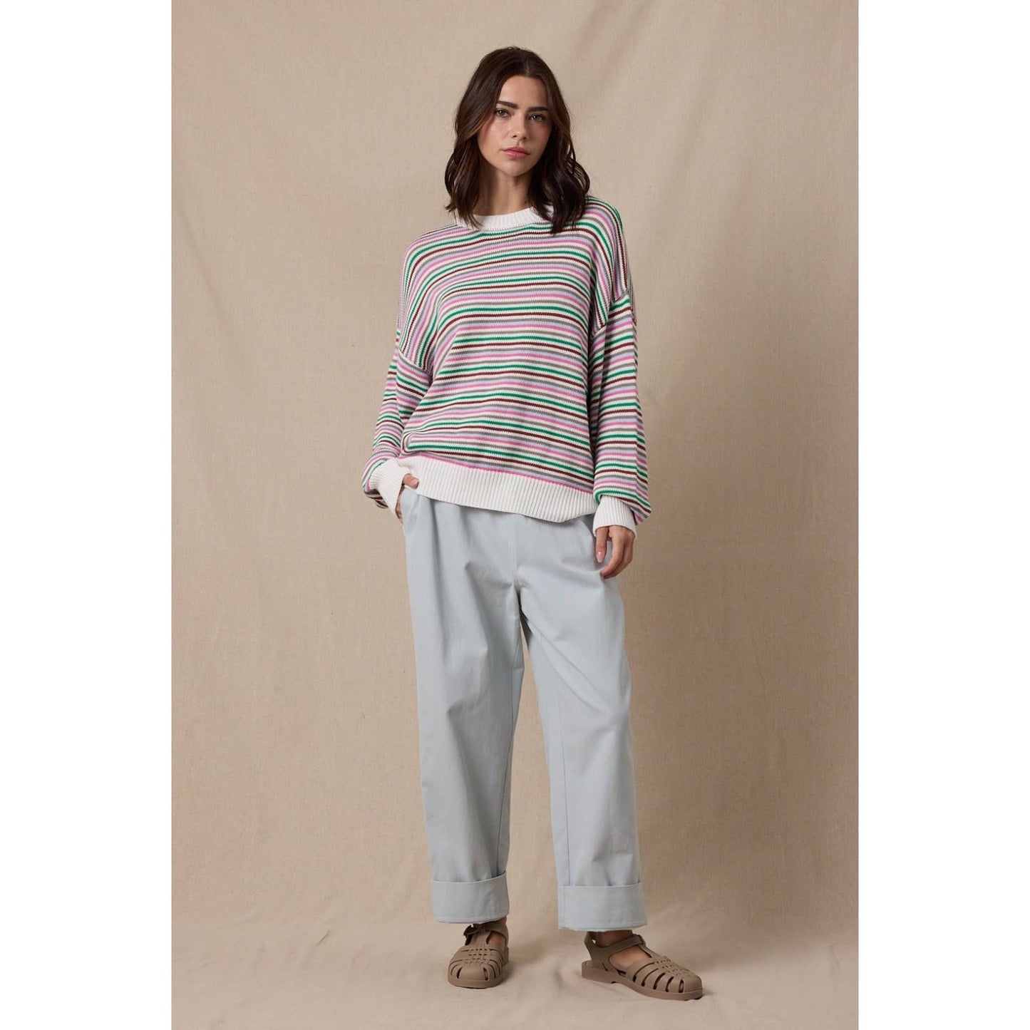 Rainbow Stripe Sweater