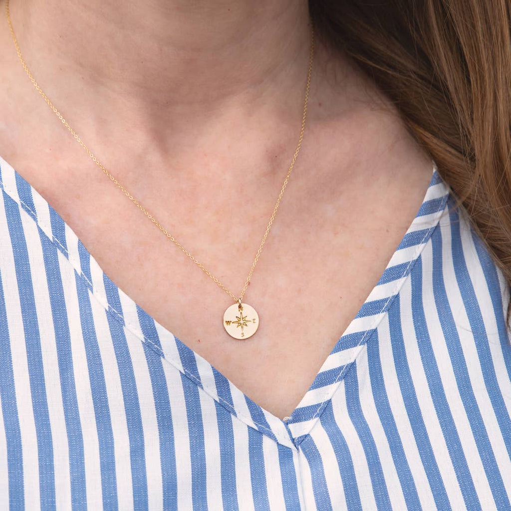 Ever Aster - Compass Necklace