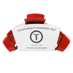 TELETIES - Classic Hair Clip | Large | Red Carpet Ready