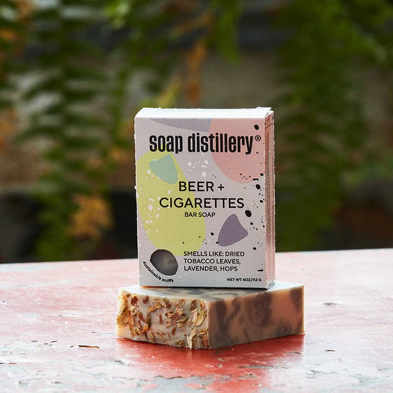 Soap Distillery - Beer + Cigarettes Bar Soap