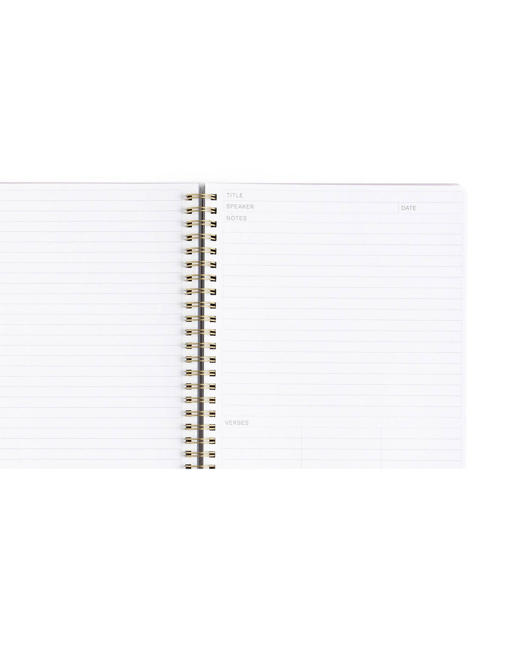 Church Notes Co. - Lilac Church Notes Bible Reference Notebook with Maps
