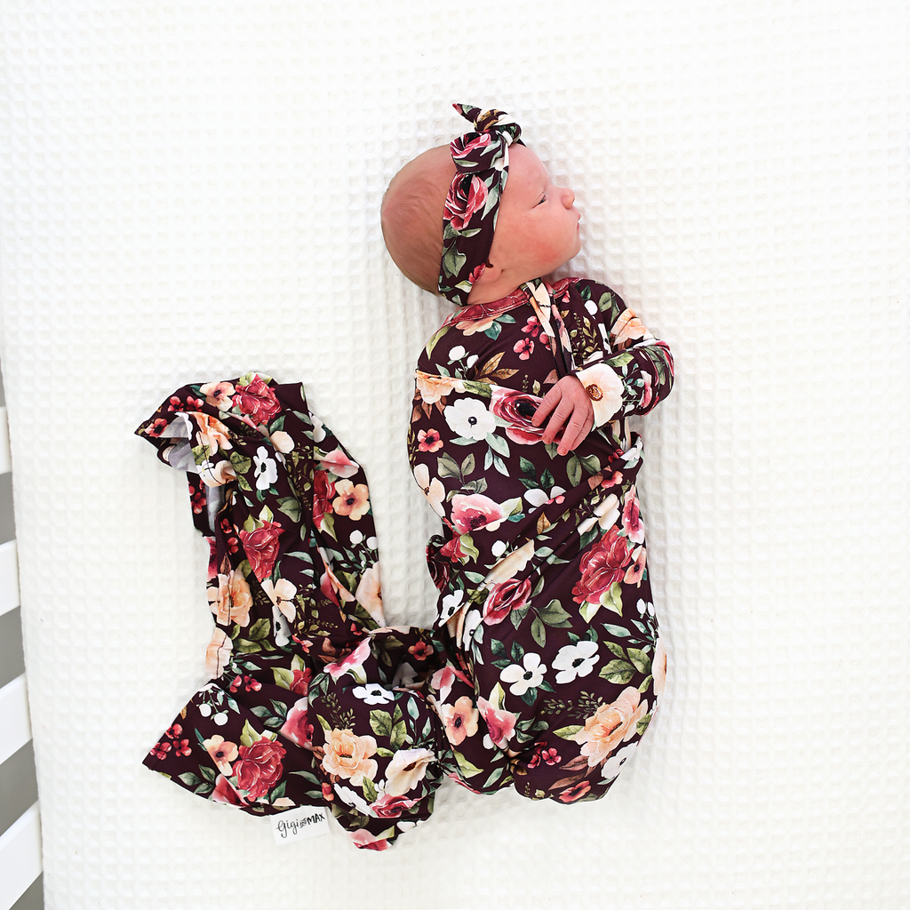 Gigi and Max - Bamboo Swaddle Blanket Baby Baby Gift Nursery Gianna