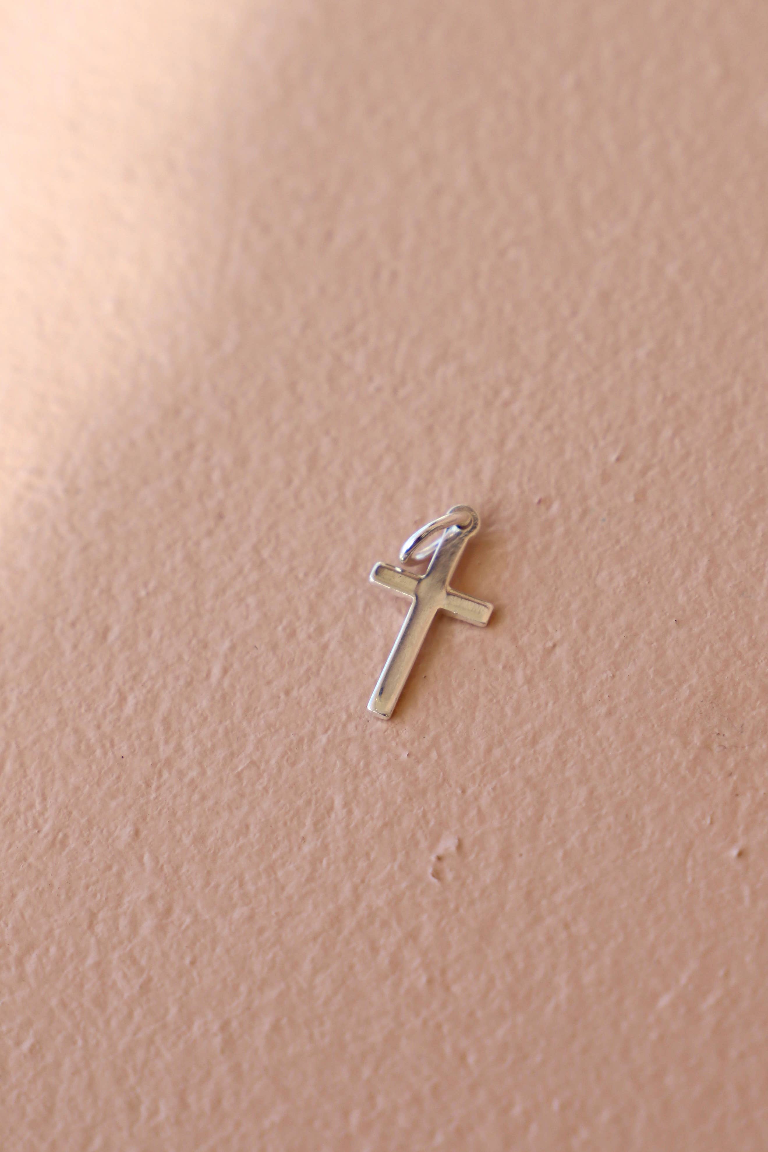 Katie Waltman Jewelry - SILVER CROSS CHARM