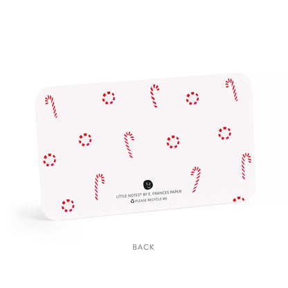 E. Frances Paper - Candy Cane Christmas Little Notes® Notecard Pack, Set of 55