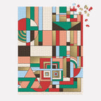 Chronicle Books - Frank Lloyd Wright December Gifts 1000 Piece Foil Puzzle