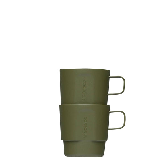 CORKCICLE - Cafe Stacker 6oz - Double Pack - Olive