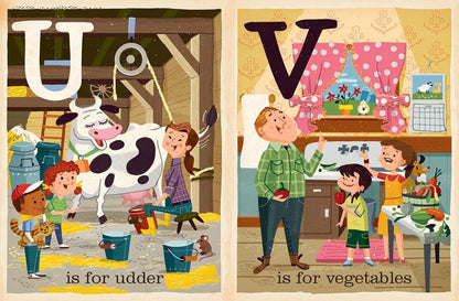 Gibbs Smith - F is for Farm: Alphabet board book