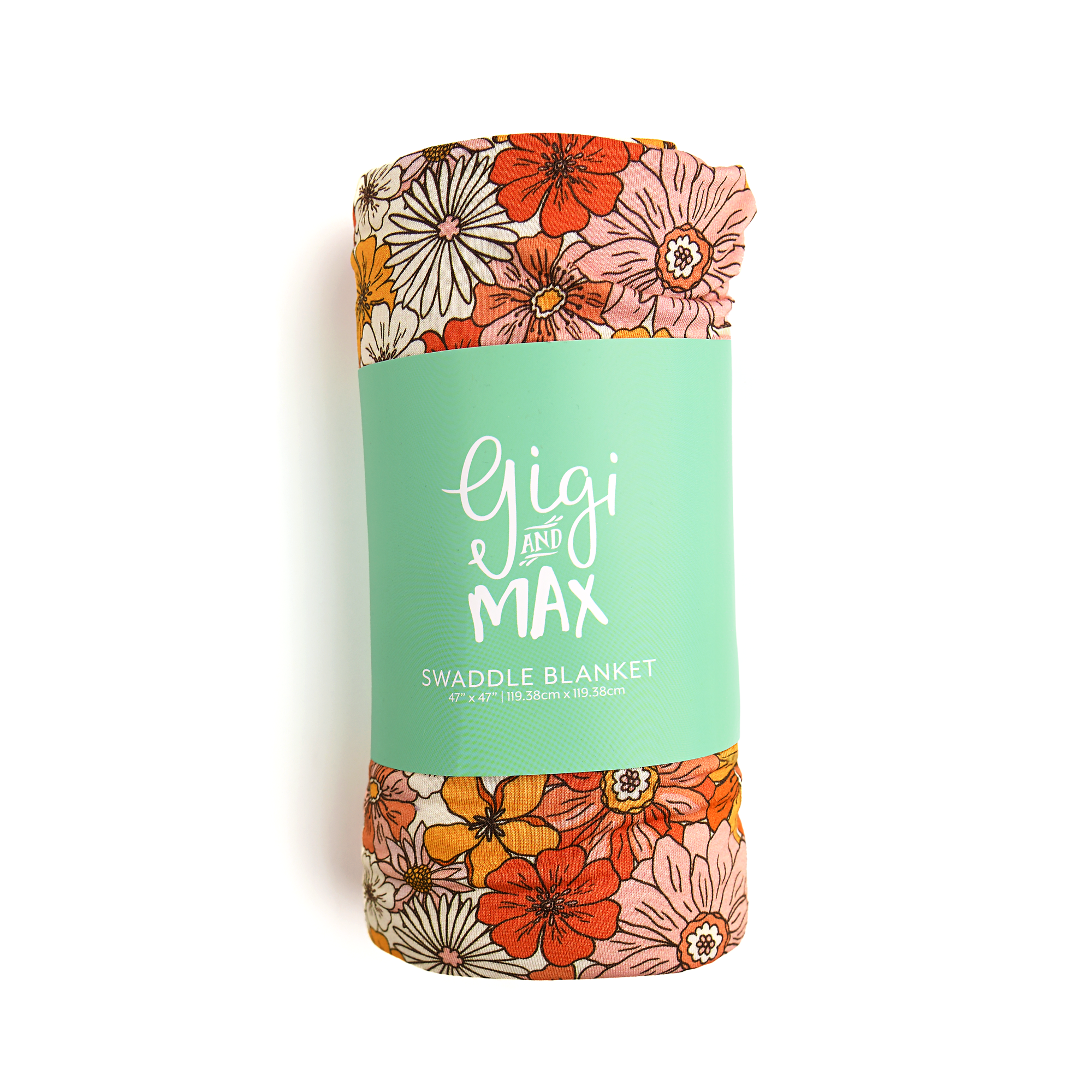 Gigi and Max - Louisa Swaddle Bamboo Newborn Baby Blanket