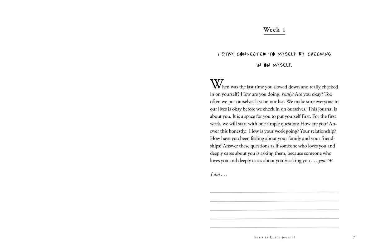 Heart Talk: The Journal by Cleo Wade