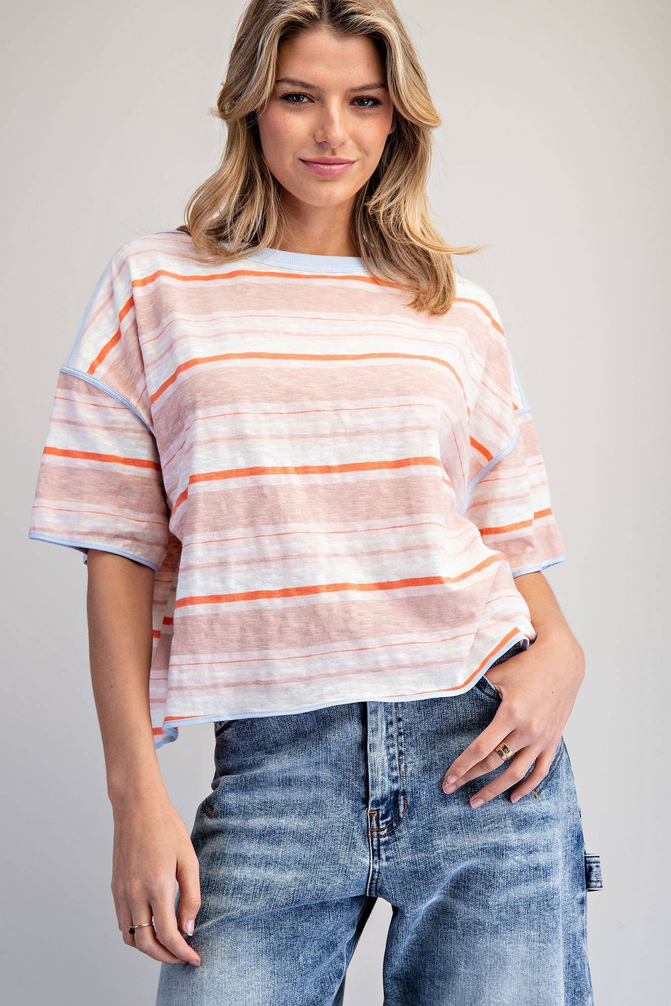 Willow Striped Boxy Tee