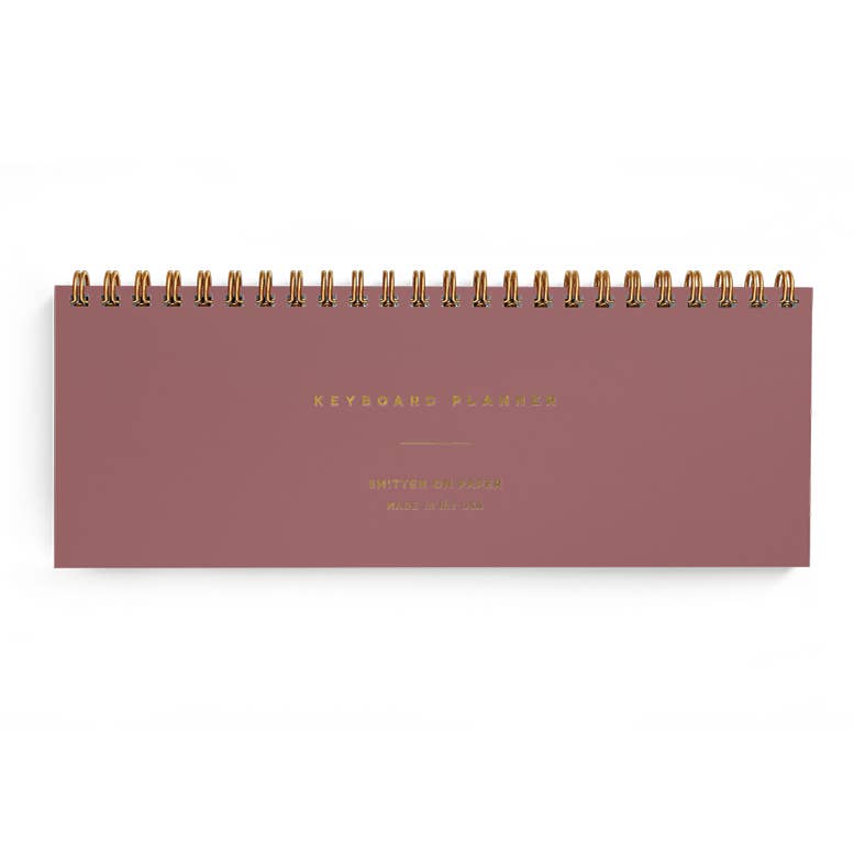 Smitten on Paper - Keyboard Planner Rosebud
