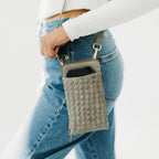 Pretty Simple - Woven Double Duty Phone Bag - Assorted Colors
