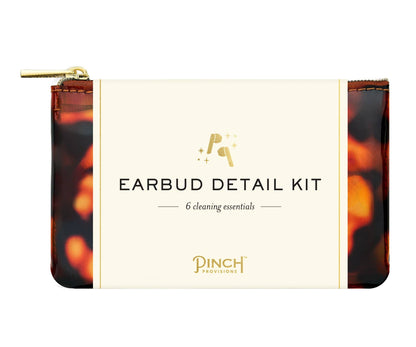 Pinch Provisions - Earbud Detail Kit | Tortoise Shell, Unique Tech Gifts